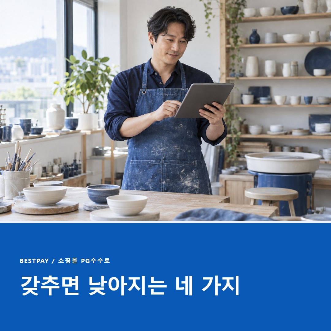 쇼핑몰 PG수수료 절감